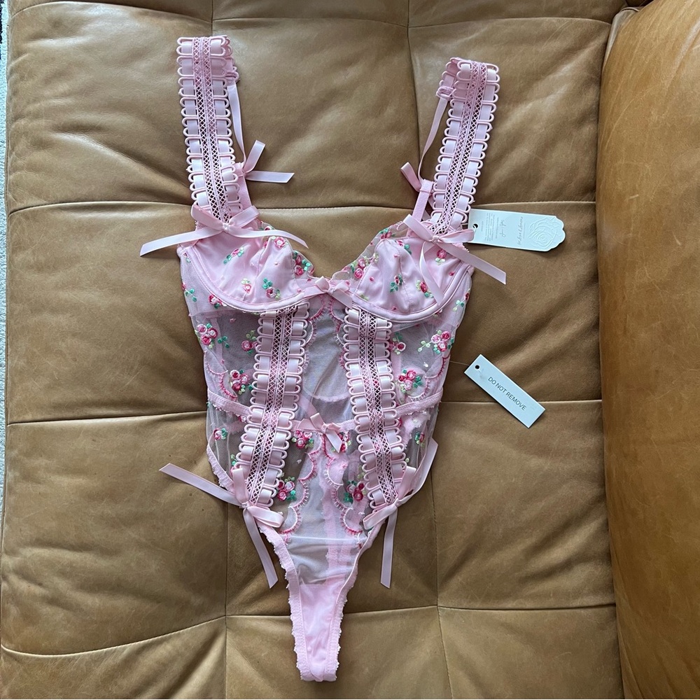 NWT For Love And Lemons Maisie Teddy